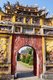 Vietnam: Gates leading into the Thế Miếu (The Mieu) ancestral temple, The Imperial City, The Citadel, Hue